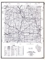 Green County, Wisconsin State Atlas 1956 Highway Maps